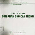 Giáo trình bón phân cho cây trồng